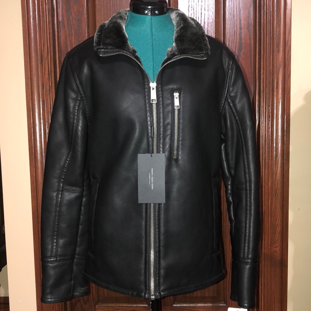 Andrew Marc Jacket Small Black NWT